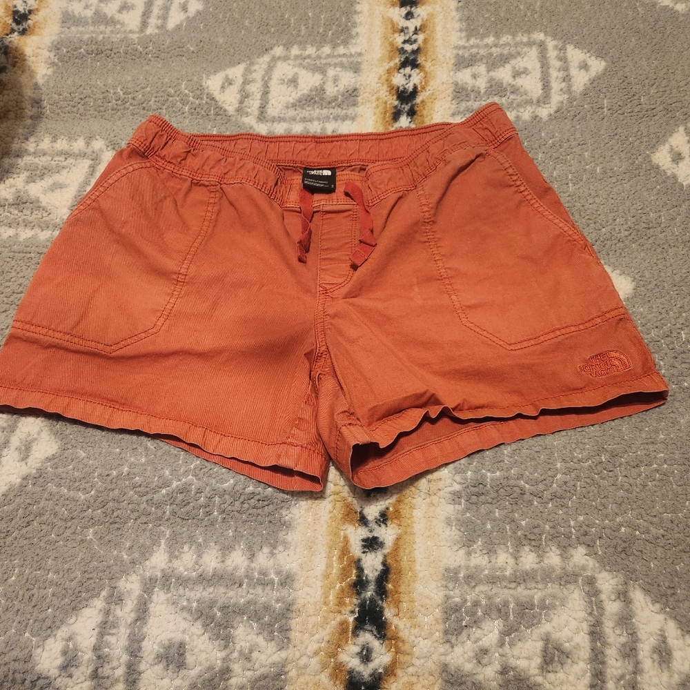 The North Face orange Pullon Shorts